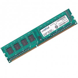 4Go RAM PC Crucial CT51264BA160BJ.M8FED DDR3 PC3-12800U 240-PIN 1Rx8 1600Mhz