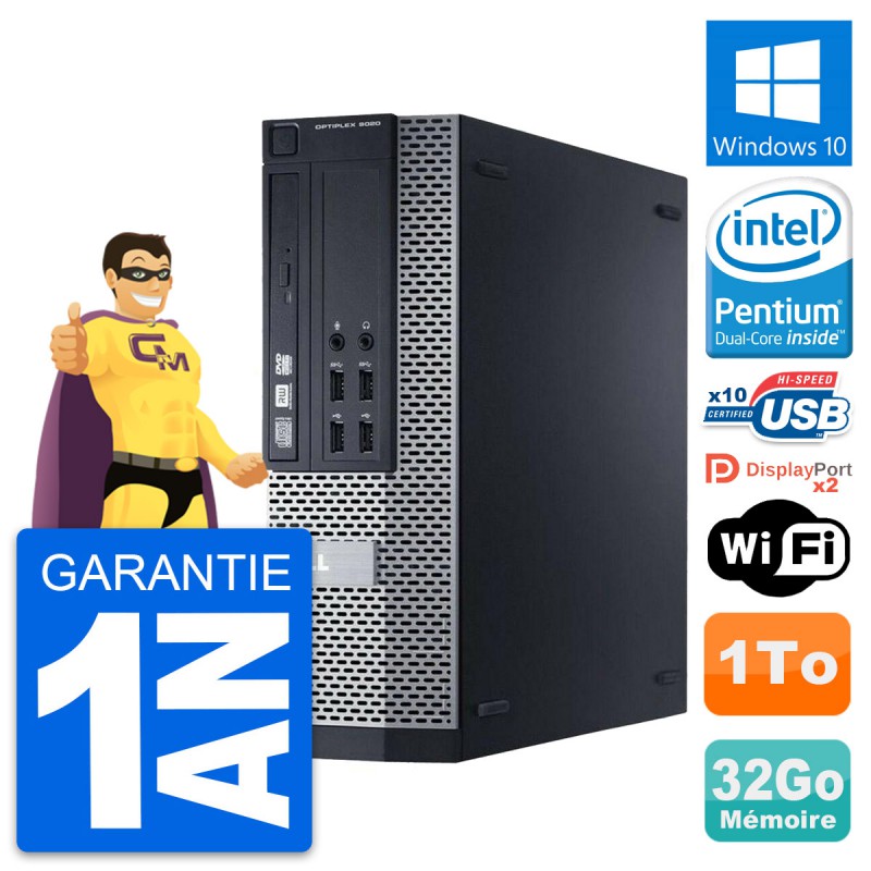 Dell Optiplex 7010 MT i7-3770 16 Go RAM Sans disque dur