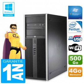 PC Tour HP Compaq 8200 Intel G630 Ram 4Go Disque 500 Go Graveur DVD Wifi W7