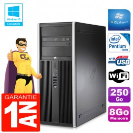 PC Tour HP Compaq 8200 Intel G630 Ram 8Go Disque 250 Go Graveur DVD Wifi W7