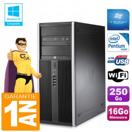 PC Tour HP Compaq 8200 Intel G630 Ram 16Go Disque 250 Go Graveur DVD Wifi W7