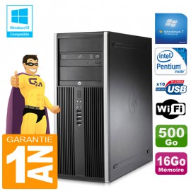PC Tour HP Compaq 8200 Intel G630 Ram 16Go Disque 500 Go Graveur DVD Wifi W7