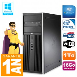 PC Tour HP Compaq 8200 Intel G630 Ram 16Go Disque 1 To Graveur DVD Wifi W7