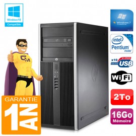 PC Tour HP Compaq 8200 Intel G630 Ram 16Go Disque 2 To Graveur DVD Wifi W7