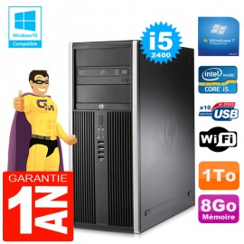 PC Tour HP Compaq 8200 Core I5-2400 Ram 8Go Disque 1 To Graveur DVD Wifi W7