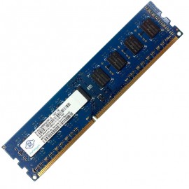 4Go RAM NANYA NT4GC64B8HG0NF-DI DIMM DDR3 PC3-12800U 1600Mhz 2Rx8 CL11 PC Bureau