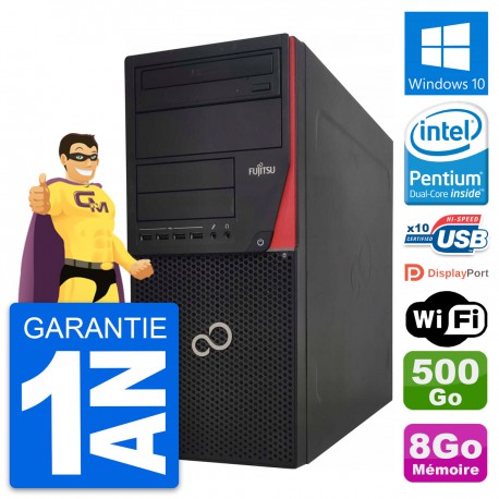 PC Tour Fujitsu Esprimo P920 Intel G3220 RAM 8Go Disque 500Go Windows 10 Wifi
