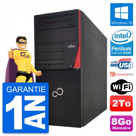 PC Tour Fujitsu Esprimo P920 Intel G3220 RAM 8Go Disque Dur 2To Windows 10 Wifi