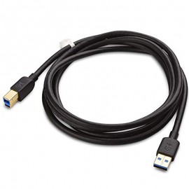 Câble Dell 4531515001A0R32 5KL2E05502 Type A B USB 3.0 Super Speed Noir NEUF