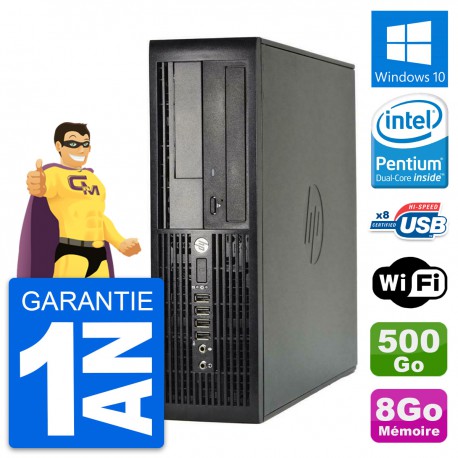 PC HP Pro 4300 SFF Intel Pentium G2020 RAM 8Go Disque Dur 500Go Windows 10 Wifi