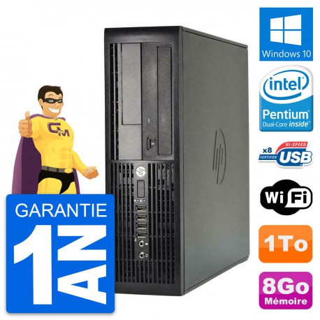 PC HP Pro 4300 SFF Intel Pentium G2020 RAM 8Go Disque Dur 1To Windows 10 Wifi