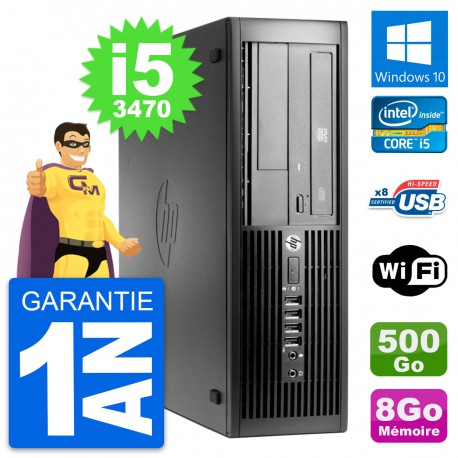 PC HP Pro 4300 SFF Intel Core i5-3470 RAM 8Go Disque Dur 500Go Windows 10 Wifi