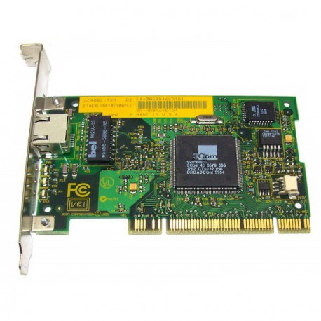 Carte Réseau 10/100Mbps 3COM ETHERLINK10/100 PCI C905C-TX-M PCI-Express x1 RJ45