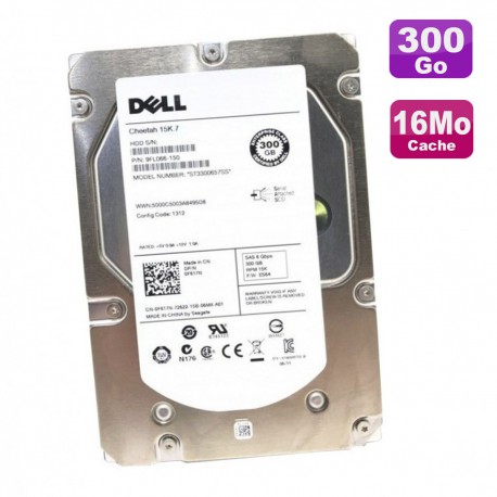Disque Dur 300Go SAS 3.5" Dell Seagate ST3300657SS 9FL066-150 0F617N F617N 16Mo