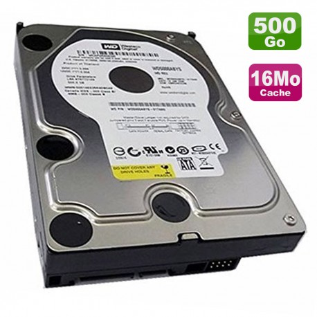 Disque Dur 500Go SATA 3.5" Western Digital RE WD5000ABYS-01TNA0 7200RPM 16Mo