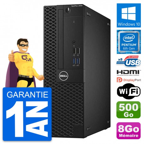 PC Dell OptiPlex 3050 SFF G4400 RAM 8Go Disque Dur 500Go HDMI Windows 10 Wifi