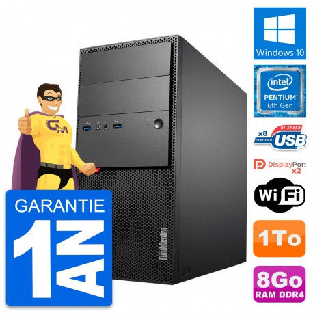 PC Tour Lenovo ThinkCentre M800 Intel G4400 RAM 8Go Disque 1To Windows 10 Wifi