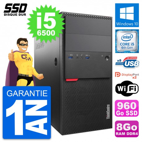 PC Tour Lenovo ThinkCentre M800 Intel i5-6500 RAM 8Go SSD 960Go Windows 10 Wifi