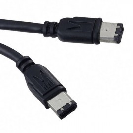 Câble Adaptateur Firewire IEEE1394 6-Pin vers 6-Pin 120cm Noir