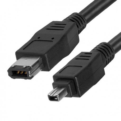 Câble Adaptateur Firewire IEEE1394 6-Pin Mâle vers 4-Pin Mâle 120cm Noir -  MonsieurCyberMan