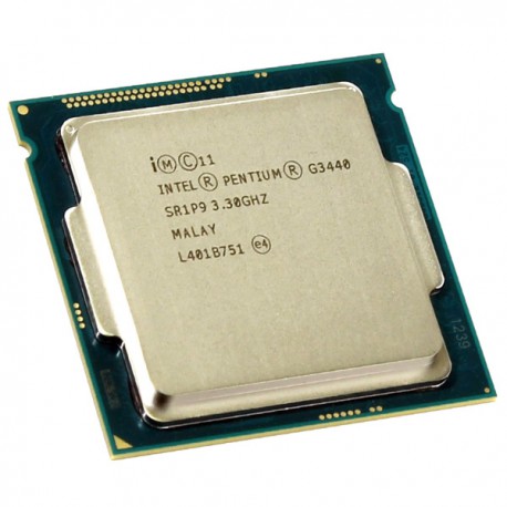 Processeur CPU Intel Dual-Core G3440 SR1P9 3.3Ghz LGA1150 3Mo 5GT/s Haswell