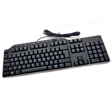 Clavier PC Filaire AZERTY Noir USB Dell KB522 054NJW 54NJW 108 Touches Keyboard