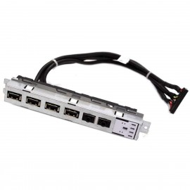 Front Panel I/O Dell 0519T8 519T8 Optiplex 790 990 DT 4x USB 2.0 Audio IN/OUT