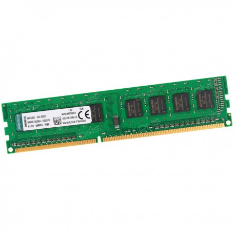 4Go RAM PC Bureau Kingston KVR13N9S8H/4 DDR3 PC3-10600U 240-Pin 1333Mhz 1.5v CL9