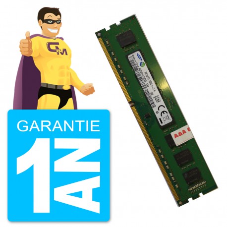 8Go RAM DDR3 PC3-12800U Samsung M378B1G73CB0-CK0 DIMM PC Bureau