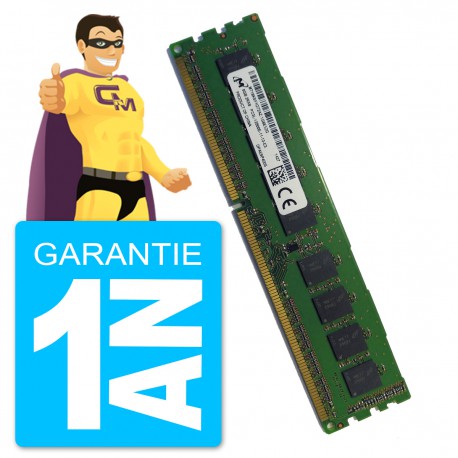 8GB RAM DDR3 PC3-12800E Micron Technology MT18KSF1G72AZ-1G6E1 DIMM PC Serveur