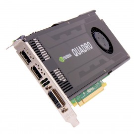 Carte NVIDIA Quadro K4000 HP 713381-001 3Go GDDR5 Display DVI CAO/DAO