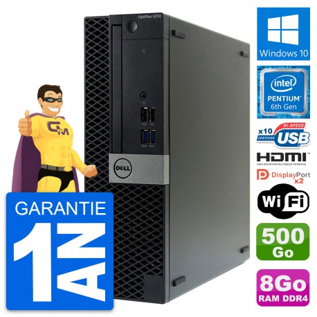 PC Dell OptiPlex 5050 SFF Intel G4400 RAM 8Go Disque 500Go HDMI Windows 10 Wifi