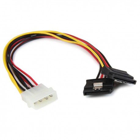 Câble Doubleur Molex Mâle vers 2x SATA 22cm Alimentation Power Supply Adapter