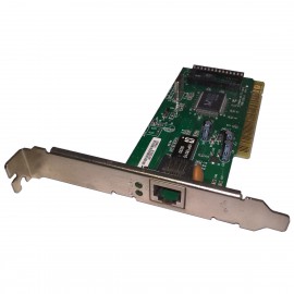 Carte Réseau REALTEK GQ968 37NB-1215C-1.1 UEC2200-B 10/100Mbps PCI 1x Port RJ-45