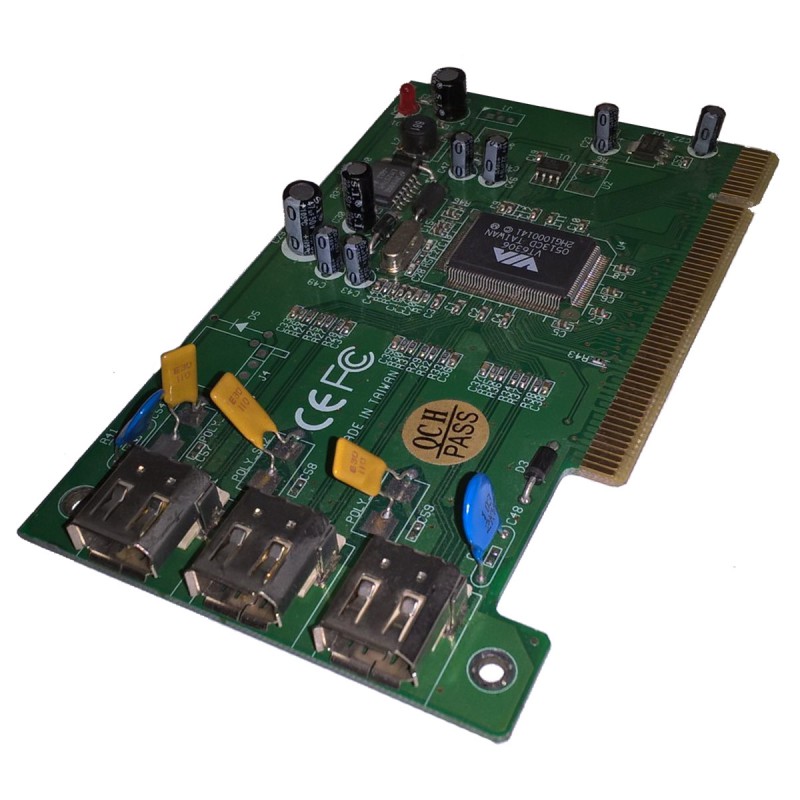 Carte PCI 3x Ports Firewire IEEE1394 1394VS VT6306 Sans Equerre -  MonsieurCyberMan
