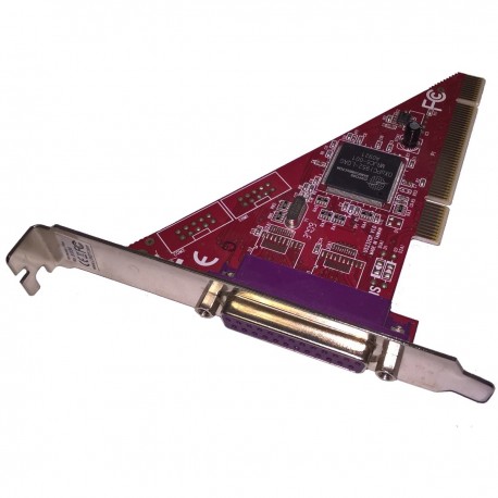 Carte 1x Port Parallèle IEEE1284 DB-25 PCI LINDY 51238 U5232CP V1.0