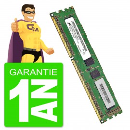 2Go RAM DDR3 PC3-12800E Micron Tech. MT9JSF25672AZ-1G6M1ZE DIMM PC Serveur