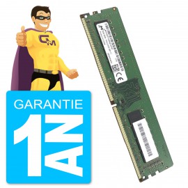 8Go RAM DDR4 PC4-17000U Micron MTA16ATF1G64AZ-2G1B1 DIMM PC Bureau