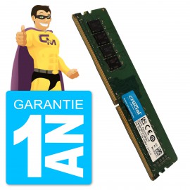 8Go RAM DDR4 PC4-17000U Crucial CT8G4DFD8213.C16FBD1 DIMM PC Bureau