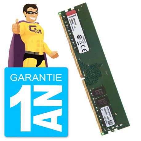 8Go RAM DDR4 PC4-21300U Kingston KCP426NS8/8 DIMM PC Bureau