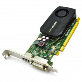 Carte HP NVIDIA Quadro K600 700102-001 713379-001 1Go GDDR3 PCI-e DVI-I Display
