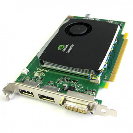 Carte HP NVIDIA Quadro FX580 508283-001 519295-001 512Mo DDR3 PCIe DVI 2xDisplay