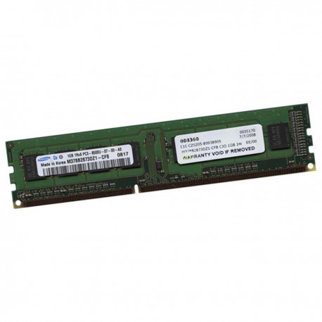 1Go RAM PC Samsung M378B2873DZ1-CF8 DIMM DDR3 PC3-8500U 240Pin 1066Mhz 1Rx8 CL7