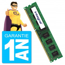 8Go RAM DDR3 PC3-10600U Integral IN3T8GNZJII DIMM PC Bureau