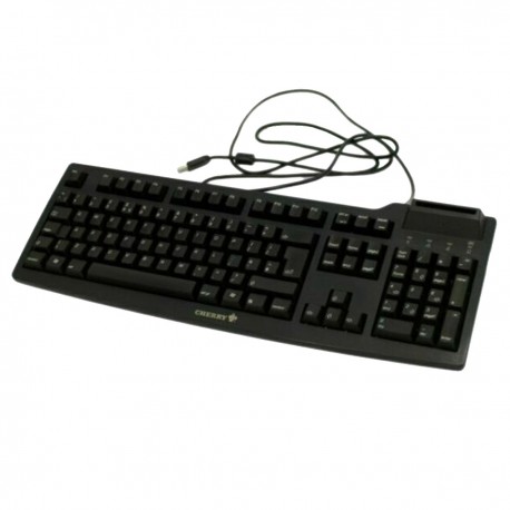 Clavier PC AZERTY USB CHERRY RS 6600 SmartBoard XX44 G83-6644LUAFR Lecteur Carte