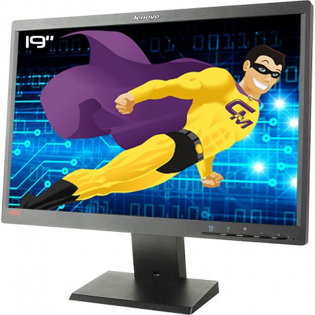 Ecran PC 19" Lenovo ThinkVision L1951pwD 45J8732 VGA DVI-D 1440x900 VESA 16:10