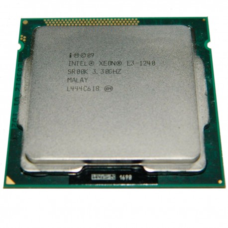 Processeur CPU Intel Xeon E3-1240 3.30Ghz SR00K LGA1155 Quad Core 8Mo