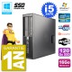 PC HP WorkStation Z220 SFF Core i5-3470 RAM 16Go SSD 120Go Graveur DVD Wifi W7