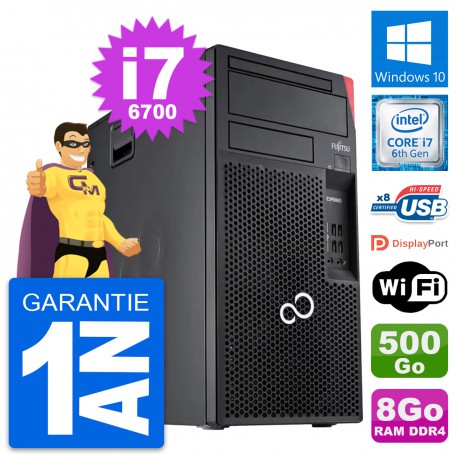 PC Tour Fujitsu Esprimo P557 Intel i7-6700 RAM 8Go Disque 500Go Windows 10 Wifi