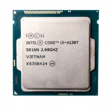 Processeur CPU Intel Core I3-4130T 2.90Ghz 3Mo 5GT/s FCLGA1150 Dual Core SR1NN